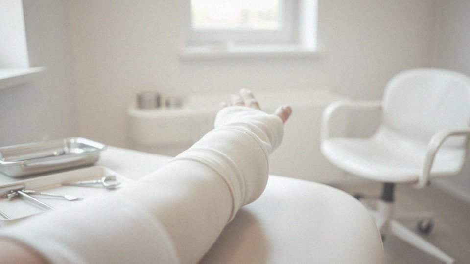 Co należy wiedzieć o unieruchomieniu w przypadku złamania wyrostka rylcowatego kości promieniowej?