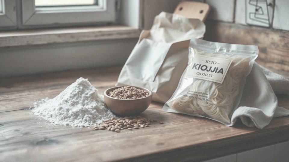 Co powinno znaleźć się w pieczywie ketogenicznym i makaronie konjac?